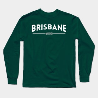 Brisbane 4000 Arc Logo (White Logo) Long Sleeve T-Shirt